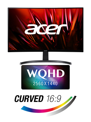 Acer ED273U curved panel monitor